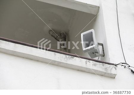 loudspeaker on the wall for present News   36887730