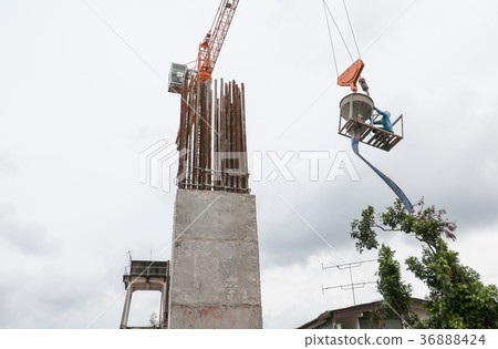 construction bunting in building site workplace construction bunting in building site workplace 36888424