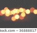 Abstract orange bokeh circles 36888817
