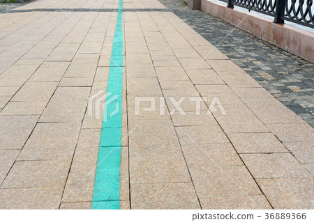 Tourist Green Line walk in Irkutsk. Russia 36889366