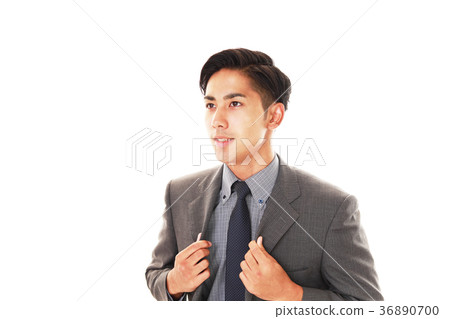 Smiling businessman 36890700