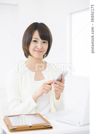 Business woman office young woman 36892175