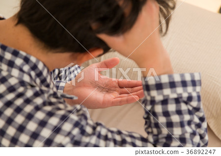 男性頭髮護理圖像 男性頭髮護理圖像 36892247