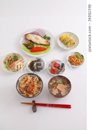 A delicious Japanese breakfast 36892396