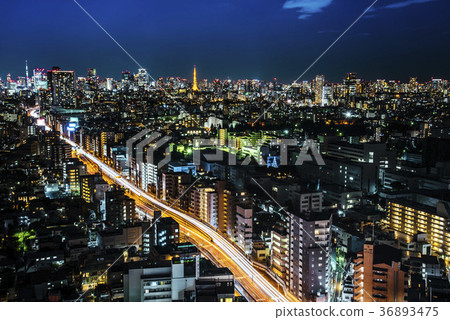 胡蘿蔔塔夜景 胡蘿蔔塔夜景 36893475