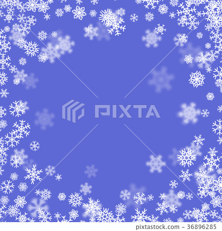 Christmas snow background with scattered 36896285
