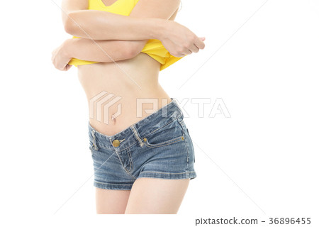 A woman who succeeded in dieting 36896455
