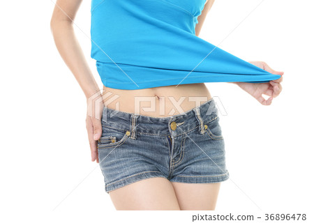 A woman who succeeded in dieting 36896478