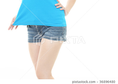 A woman who succeeded in dieting 36896480