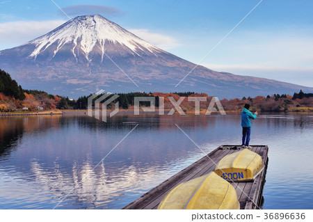 Fishing and Mt. Fuji Fishing and Mt. Fuji 36896636