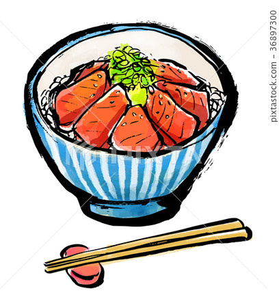 Japanese tuna bowl 36897300