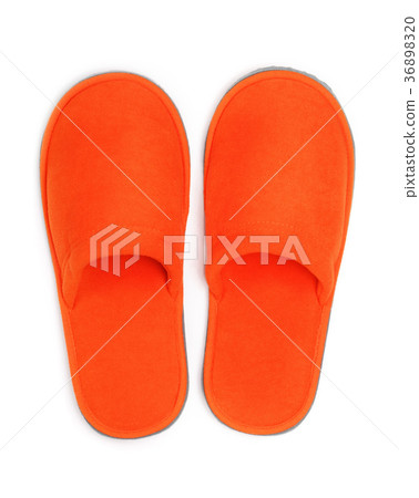 Orange house slippers 36898320