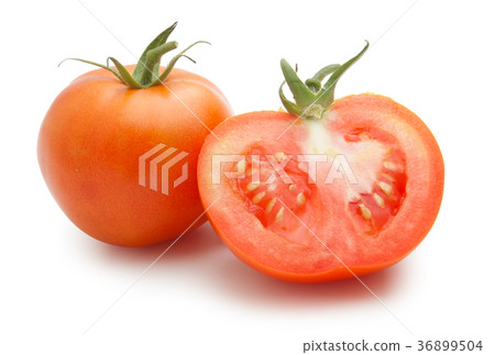 slide tomatoes isolated on white slide tomatoes isolated on white 36899504