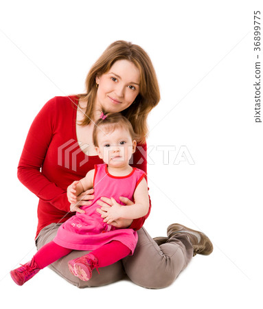 Mother with daughter 36899775