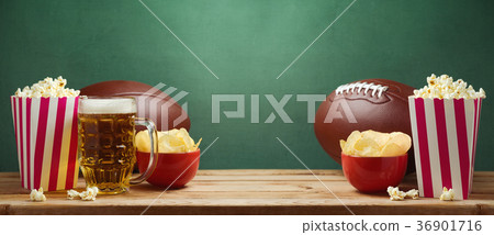 American football watching concept 36901716