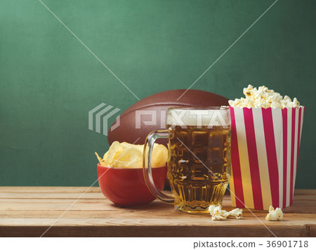 American football watching concept 36901718
