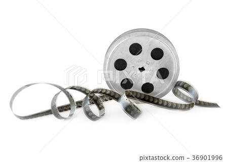 Film strip isolated on white background. 36901996