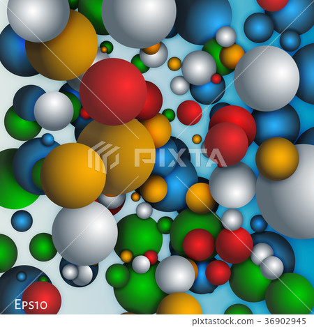Vector illustration  of colorful Spheres 36902945