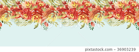 Beautiful watercolor border frame with peony Beautiful watercolor border frame with peony 36903239