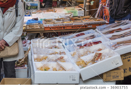 Outside the Tsukiji fence 36903755