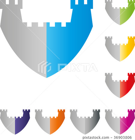 Tower, castle, castle collection, real estate logo 36903806