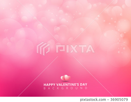 Pink background with bokeh blurred soft and light 36905079