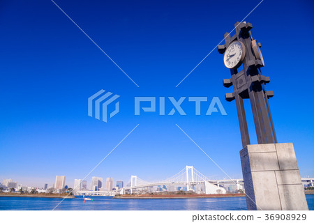 Odaiba海濱公園鐘樓 Odaiba海濱公園鐘樓 36908929
