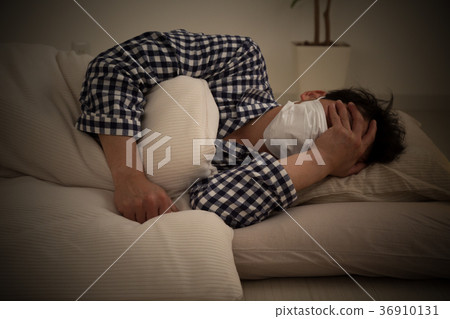 Sleeping man 36910131