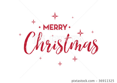 Merry Christmas card. Beautiful greeting winter 36911325