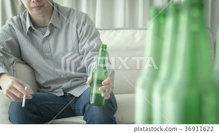 man with alcoholism 36911622