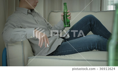 man with alcoholism 36911624