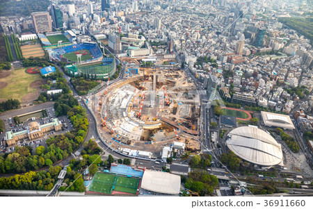 National Stadium under construction April 2017 National Stadium under construction April 2017 36911660