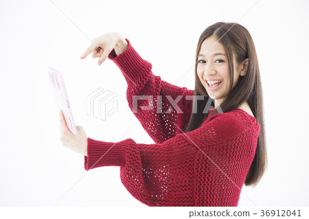 女性小姐微笑生活方式 36912041