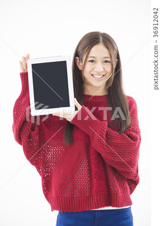 女性小姐微笑生活方式 36912042
