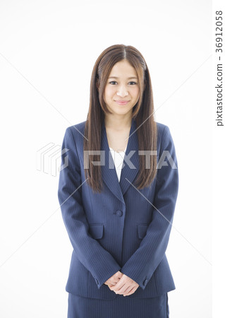 女性商業年輕女性新員工 36912058