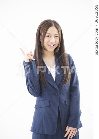 女性商業年輕女性新員工 36912059