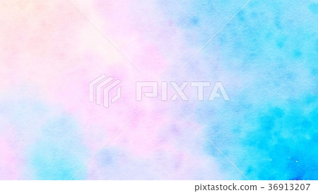 水彩背景 天空 36913207