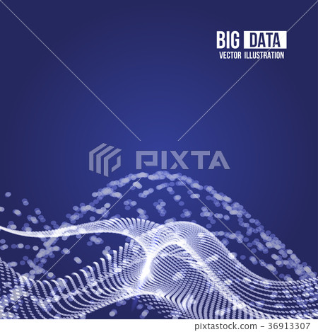 Visual Analytics for Big Data. Vector illustration Visual Analytics for Big Data. Vector illustration 36913307