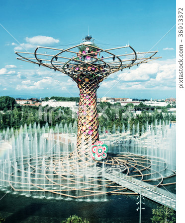 Tree of life at exhibition Expo Milano 2015 Tree of life at exhibition Expo Milano 2015 36913372