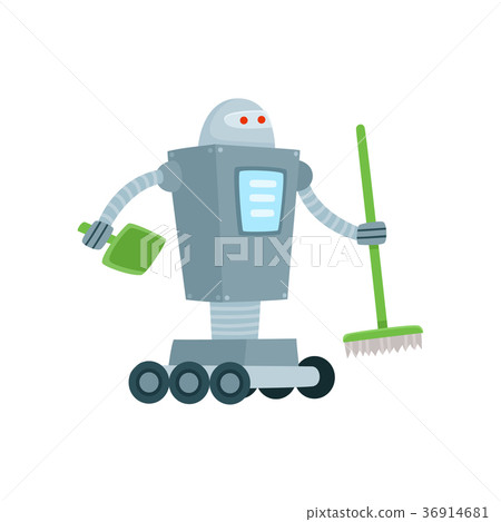 Robot cleaner, home assistant with broom, shovel 36914681