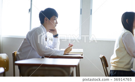 Students studying in a classroom Students studying in a classroom 36914765
