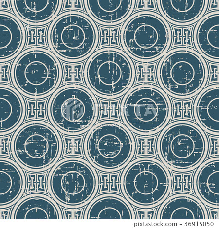Seamless retro worn out background vintage pattern 36915050