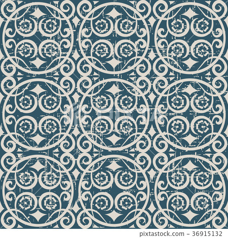 Seamless retro worn out background vintage pattern Seamless retro worn out background vintage pattern 36915132