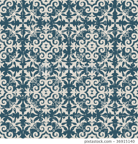 Seamless retro worn out background vintage pattern Seamless retro worn out background vintage pattern 36915140