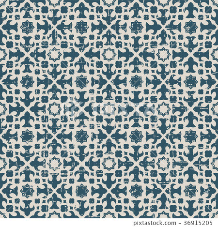 Seamless retro worn out background vintage pattern Seamless retro worn out background vintage pattern 36915205
