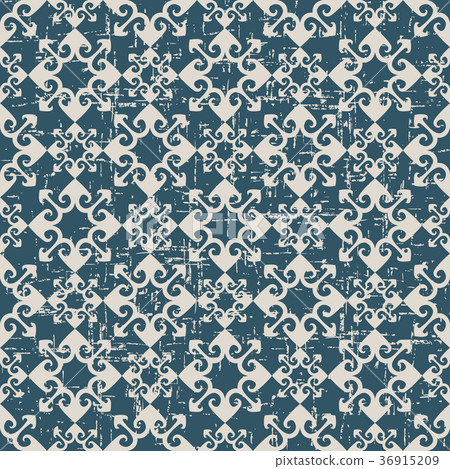 Seamless retro worn out background vintage pattern Seamless retro worn out background vintage pattern 36915209