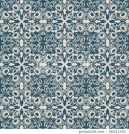 Seamless retro worn out background vintage pattern Seamless retro worn out background vintage pattern 36915242