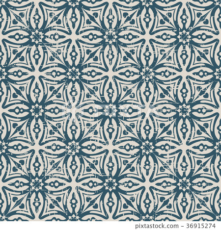 Seamless retro worn out background vintage pattern 36915274