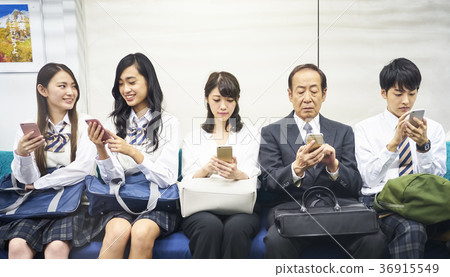 A train passenger 36915549