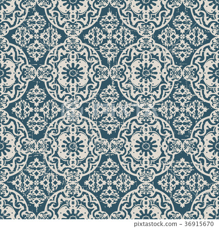 Seamless retro worn out background vintage pattern Seamless retro worn out background vintage pattern 36915670